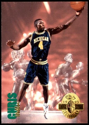 Chris Webber 1993 Classic Four Sport #311 NBA READ FREE SHIPPING AutographDen - Image 1 of 2