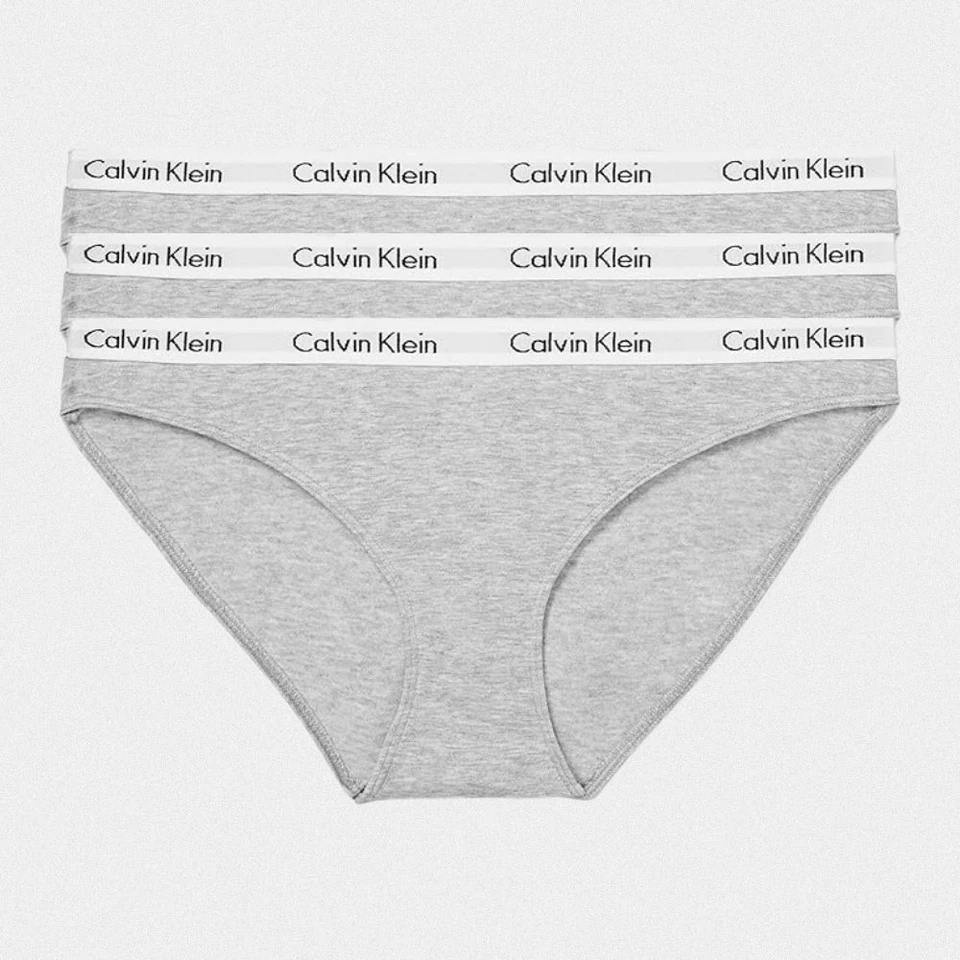 Calvin Klein Women's Carousel Bikini Panty Size Small - 3 Pack (Grey) - Image 1 of 4
