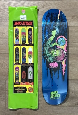 NUEVO - Santa Cruz x Mars Attacks Sparkle Reaper 8.25" tabla de skate Foto 1 de 4