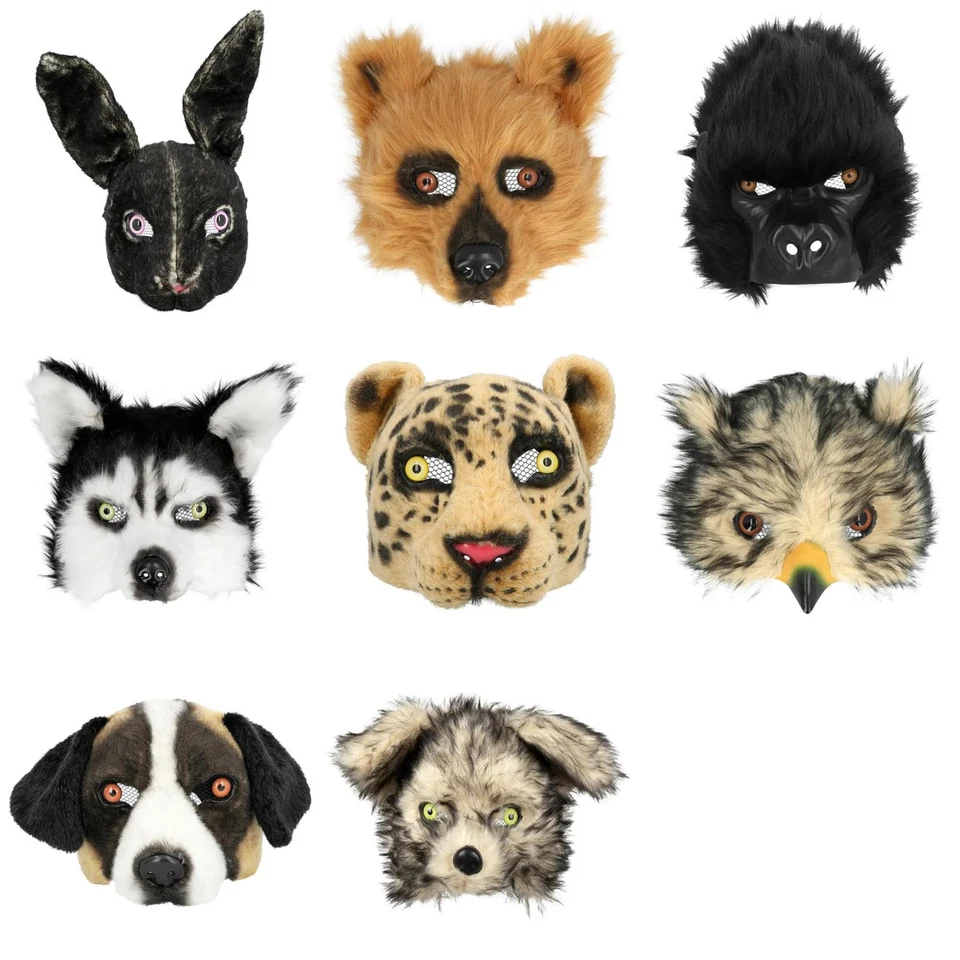 Boland - Plüschtier Halbmaske - Erwachsene - Bild 1 von 1