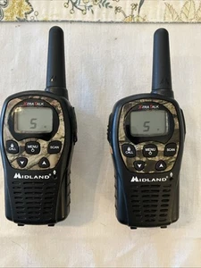 Midland GXT Xtra-Talk GX 27 Two Way Radios Camo- Work- Nice Unused Condition - Photo 1/8