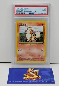 Pokemon 2002 Legendary Collection PSA 9 Growlithe 45/110 - Picture 1 of 4