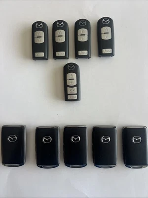 LOT OF 10 OEM MAZDA SMART KEY FOB KEYLESS ENTRY REMOTE OEM USED - Image 1 of 4