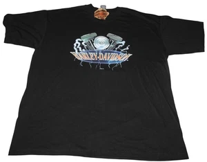 T-shirt Harley-Davidson St. Thomas American Paradise XXL nuova con etichetta vintage 1998 - Foto 1 di 9