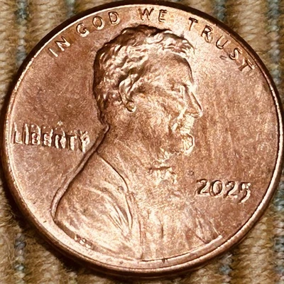 ⚜️⚜️⚜️2025 Lincoln Shield Cent DDO DDR Doubled Ear Lobe and Profile - Image 1 of 4