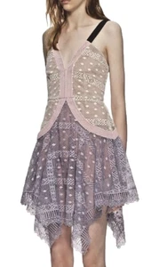 Self Portrait Lace “Hchief” Dress Size UK 08 US 04 NEW - Picture 1 of 18