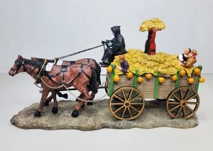 Lemax Spooky Town Halloween Haunted Hayride Horse & Wagon Pumpkin Trick or Treat - Picture 1 of 5