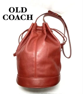 COACH 0460-136 Vintage Shoulder Bag with Drawstring, From Japan - Picture 1 of 24