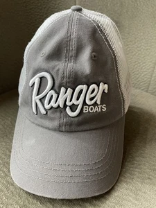 Ranger Boats Cap Hat Adjustable Mesh Back Gray Snapback - Picture 1 of 6