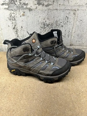 Zapatos de senderismo Merrell Moab para mujer talla mediana 8 gris granito azul” Foto 1 de 4