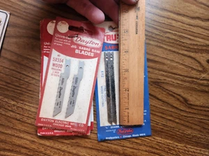 Vintage Posten 6 Packungen Tru-Test Sears Dayton Säbelsäge Stichsägeblätter USA Neu aus altem Lagerbestand Neu in Verpackung - Bild 1 von 8