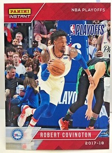 Robert Covington 2017-18 Panini Instant NBA Playoffs #80 - SP /139 - PHILA 76ers