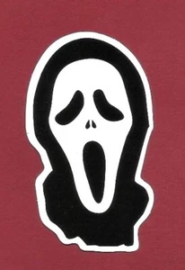 Sticker Decal Gloss-Optics " Scary Movie Mask " Stickerbomb, Laptop - Picture 1 of 1