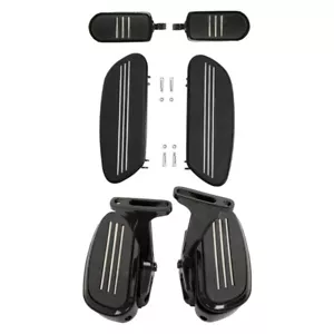 Rider Passenger Floorboard Footboard Foot Pegs For Harley Touring Glide 93-24 23 - Picture 1 of 12