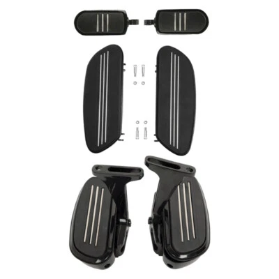 Rider Passenger Floorboard Footboard Foot Pegs For Harley Touring Glide 93-24 23 - Image 1 of 4