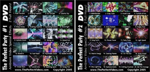 Light Show Special Effect Party DVD Combo Set Colorful Ambient Computer Graphics - Picture 1 of 3