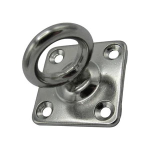 Swivel Marine Eye Plate Stainless Steel 5MM (Rope Wire Chain Decking Attachment) - Picture 1 of 8