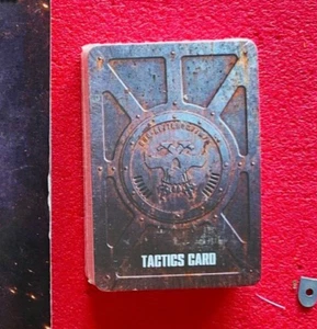 NECROMUNDA HIVE WAR TACTICS CARDS CARD - ENGLISH ENG KILL TEAM GANG WARFARE 40k - Picture 1 of 1