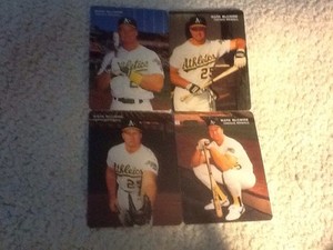 1990 Mother*s Cookies Mark McGwire 4-card set  - sealed  + Bonus**