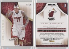 2012-13 Panini Immaculate Gold /25 Chris Andersen #56