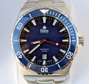 TUTIMA Herren Uhr Seven M2 Seas S Blue Ref. 6155-04 NEW FULL SET - Picture 1 of 11