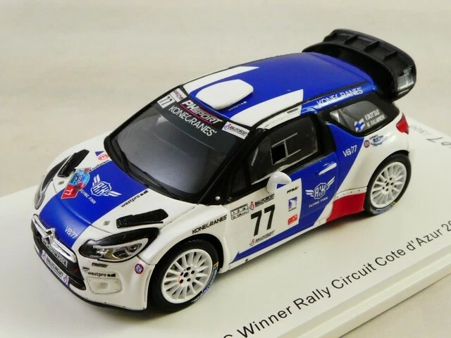 Spark Citroen DS3 WRC 77 Bottas winner Rally Circuit Cote D'Azur 2019 1/43 SF170 - Immagine 1 di 3