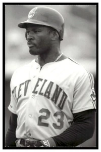 Mark Whiten (1992) Cleveland Indians Vintage Baseball Postcard PCCI - Picture 1 of 2