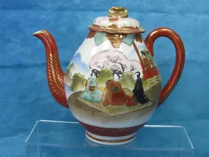 Vintage Japan Hand Painted Porcelain Tea Pot - Picture 1 of 14