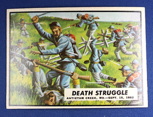 1962 Topps Civil War News - #32 "Death Struggle" - Excellent++