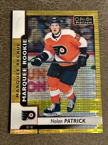 17-18 OPC Platinum Nolan Patrick /50 Rookie Seismic GOLD OPEECHEE Flyers 2017 - Picture 1 of 2