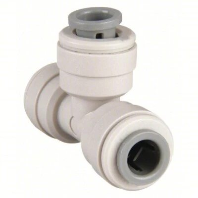 JOHN GUEST  PI02112S  UNION TEE, PUSH-TO-CONNECT,  3/8 TUBE OD X 3 - 10 pcs - Image 1 of 3