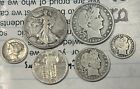 Barber Walking Half Standing Liberty Quarter Mercury Dime High Grade Set P D S