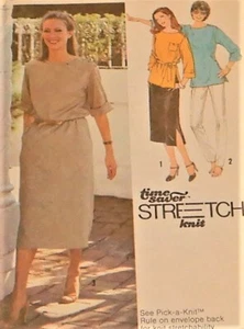 Túnica de Vestido Pulóver Patrón de Costura 8923 Simplicidad Talla H 6 8 10 UC FF Tejido  - Imagen 1 de 2