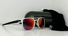 NEW Oakley Latch Alpha Sunglasses OO4128-0253 Matte Silver | Torch Iridium Lens