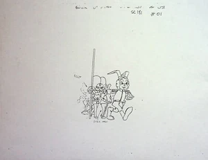 Bucky O'Hare and the Toad Wars TV Series 1991 Production COPY MODEL SHEET Marvel - Bild 1 von 2