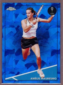 2021 Topps Chrome Sapphire Tennis #43 Amelie Mauresmo