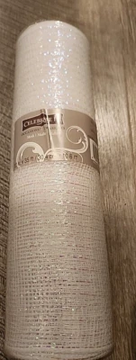 New Celebrate it Mesh White w/ Iridescent  Stripes 12" X 35'  Bows Weddings - D3 - Image 1 of 2