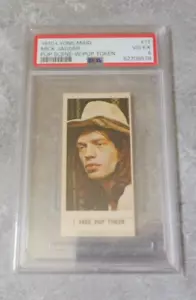 RARE VTG 1970 LYONS MAID MICK JAGGER #17 PSA 4 POP 1 THE ROLLING STONES CARD - Picture 1 of 9
