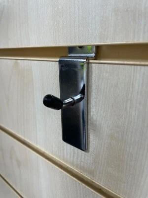 YORKSHIRE DISPLAYS LIMITED Slatwall 1" Single Pin Arms Hooks Prong Display Fitting Hanging Sold in 10 or 20