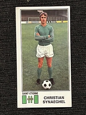 STICKER PANINI FOOTBALL 1977 77 CHRISTIAN SYNAEGHEL ST ETIENNE # 315 ORIGINAL - Photo 1/2
