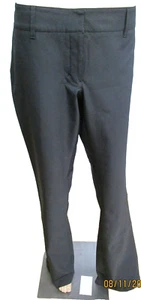 VINTAGE PRADA WOMEN'S BLACK BUTTON UP PANTS SLACKS PLASTIC LABEL MADE IN ITALY - Picture 1 of 4