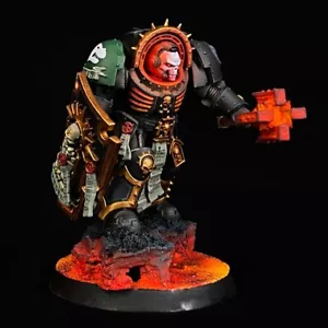 Salamanders Chaplain in terminator armour new release - Picture 1 of 4
