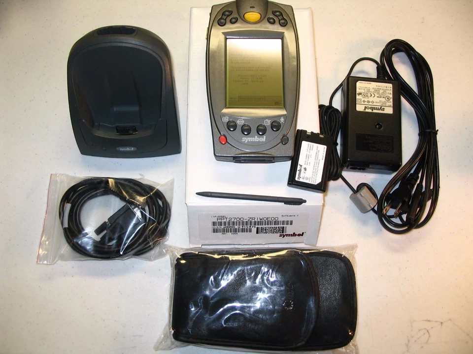 ESCÁNER DE CÓDIGO DE BARRAS SYMBOL PPT2700 ZRIW0E00 COMPLETO: BATERÍA + LÁPIZ ÓPTICO + CABLES + CARGADOR Foto 1 de 1