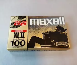 Cinta de audio casete Maxell XLII 100 sellada de fábrica NUEVO - Imagen 1 de 4
