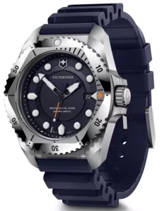 Victorinox Dive PRO Quartz 43 MM Blue Bracelet Blue Matt Dial Watch 241991 - Picture 1 of 4