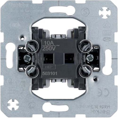 Berker Unterputz Schalteinsätze Schalter Taster Jalousie Serie1930 LED nicht - Bild 1 von 1