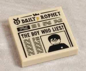 LEGO Newspaper Harry Potter THE BOY WHO LIES Prophet Daily Sensational Tabloid - Picture 1 of 1