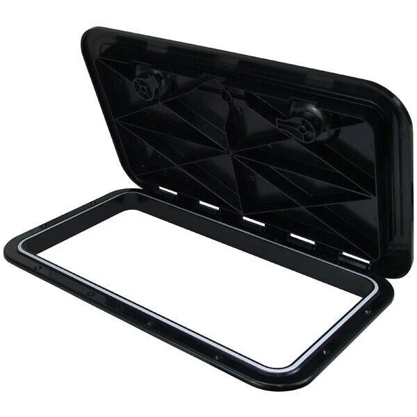 Access Hatch, Black Boat Storage Hatch, 600 x 360mm Deck Hatch, Caravan Hatch, - image 1 of 3