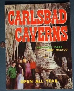 1960s Era Carlsbad Caverns New Mexico National Park Caves Booklet Old Route 66-- - Picture 1 of 1