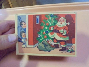 Vintage Lot of two vintage Christmas cardboard candy cookie boxes - Imagen 1 de 7